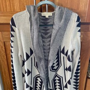 Hooded cardigan